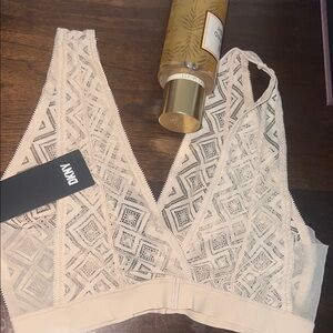 DKNY Lace Bralette in Nude